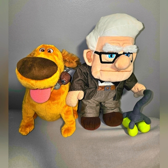 Disney Other - Disney Store Pixar's Up - Carl Mr Fredrickson Medium 14" Plush And Dug HTF